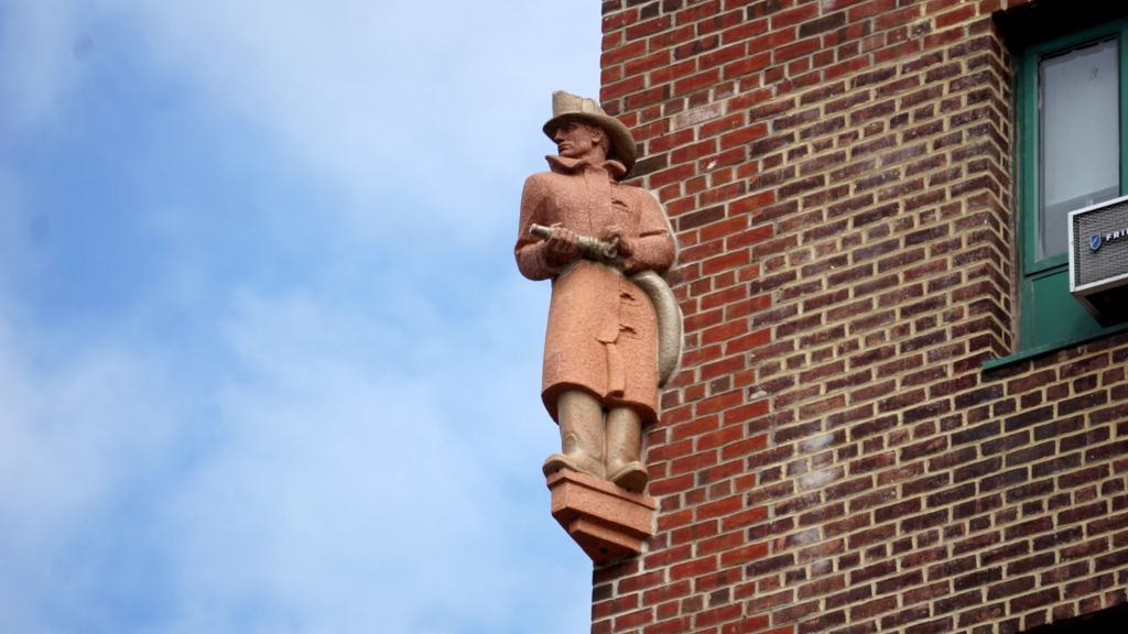 One of Parkchester's iconic statues
