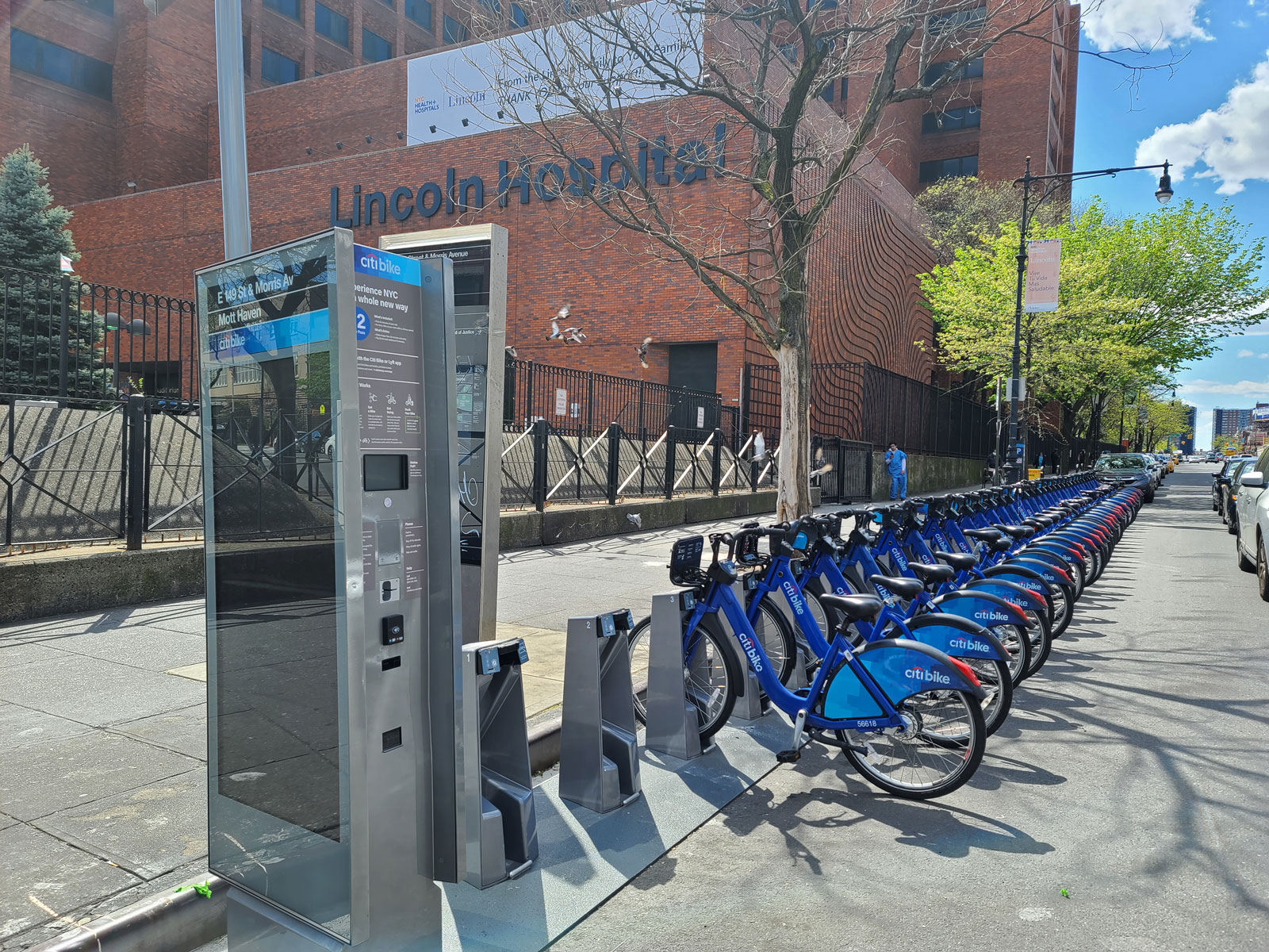 city bike station